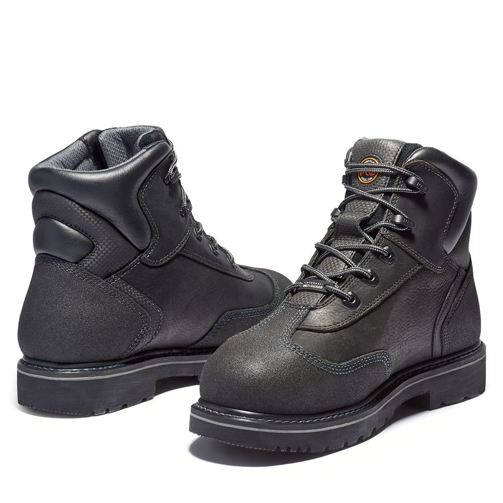 Botas de Trabajo Timberland Hombre Pro® Met Guard 6\" Steel Toe Negras - Chile GKO-134287